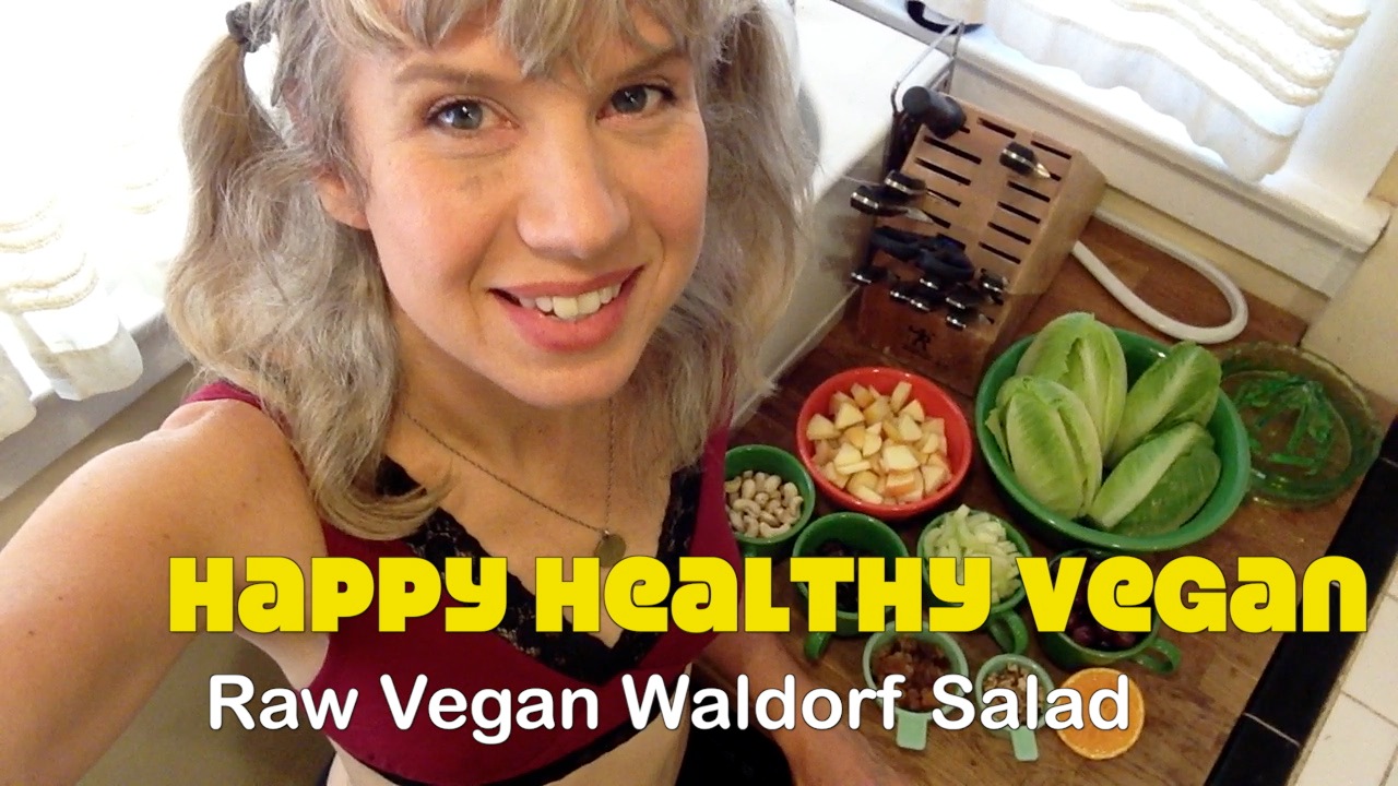 Low Fat Raw Vegan Waldorf Salad