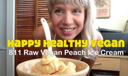 Raw Vegan Peach Ice Cream Recipe