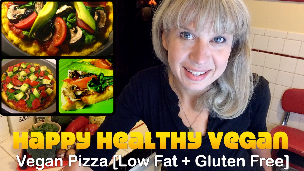 Vegan Corn Meal Pizza Demo [ Gluten Free & Oil Free Recipe]