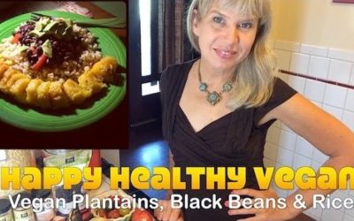 Plantains, Black Beans & RIce Demo [Oil Free Vegan Recipe]