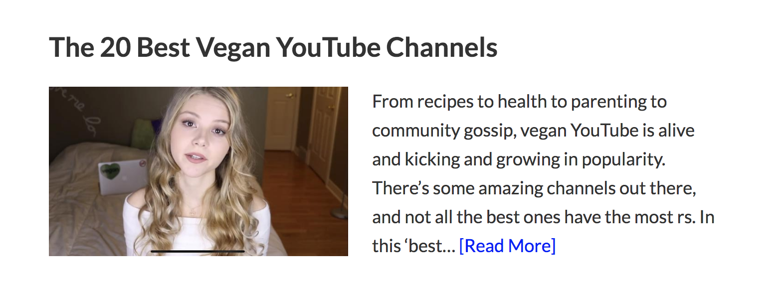 20 Best Vegan YouTube Channels features Happy Healthy Vegan | Happy Healthy  Vegan
