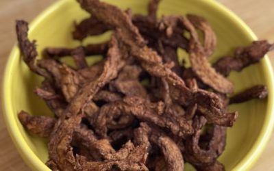 Black Pepper Soy Jerky [Oil Free Vegan Recipe]