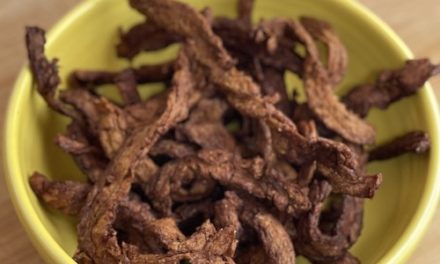 Black Pepper Soy Jerky [Oil Free Vegan Recipe]