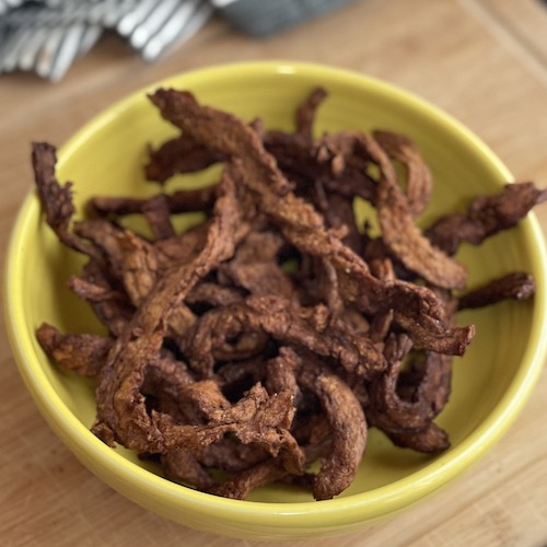 Black Pepper Soy Jerky [Oil Free Vegan Recipe]